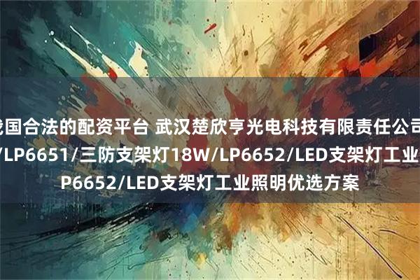 我国合法的配资平台 武汉楚欣亨光电科技有限责任公司：尚为LP6676/LP6651/三防支架灯18W/LP6652/LED支架灯工业照明优选方案